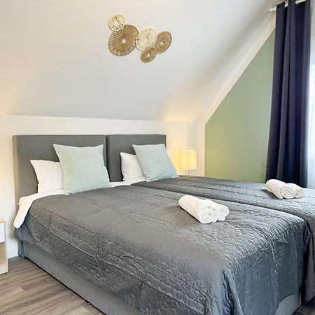 Immostay M#6 Maisonette- Apartment, Wifi & Parken, Parkanlage, 4k Tv * Brema